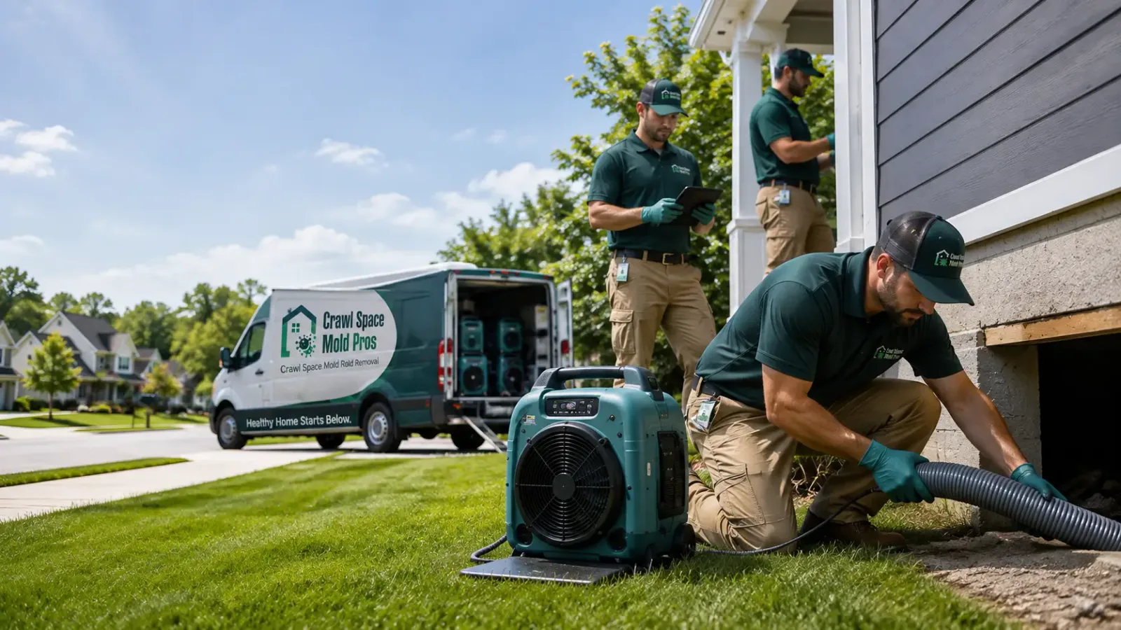 Crawl Space Mold Removal in Jurupa Valley, CA